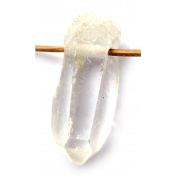 Bergkristall Kristall gebohrt 3-4 cm