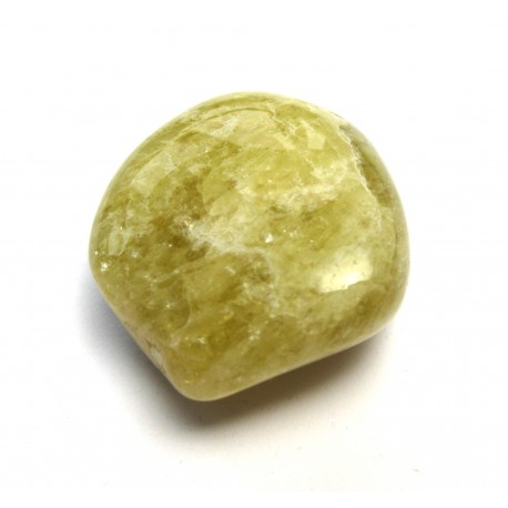 Trommelstein Heliodor AB Beryll gelb-grün 1 Stück