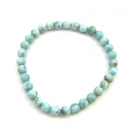 Kugel-Armband Larimar 6 mm