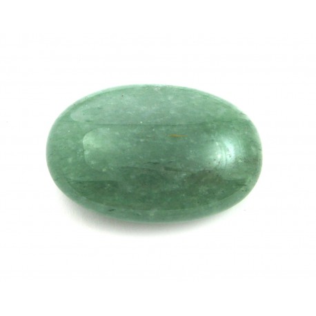 Linsenstein Grünquarz 3 x 4,5 cm