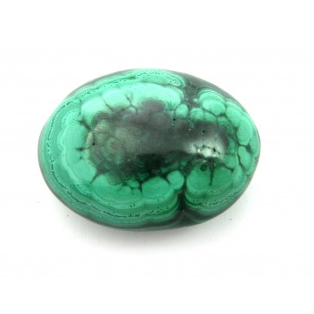 Linsenstein Malachit (stab.) 3 x 4,5 cm