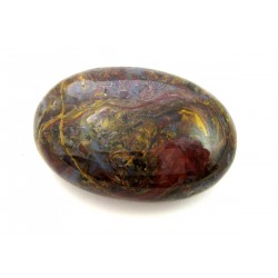 Linsenstein Pietersit-Quarz 3 x 4,5 cm