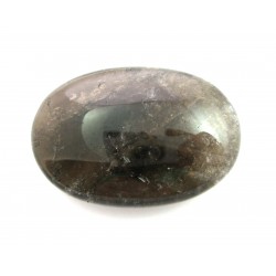 Linsenstein Rauchquarz 3 x 4,5 cm