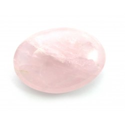 Linsenstein Rosenquarz extra 3 x 4,5 cm