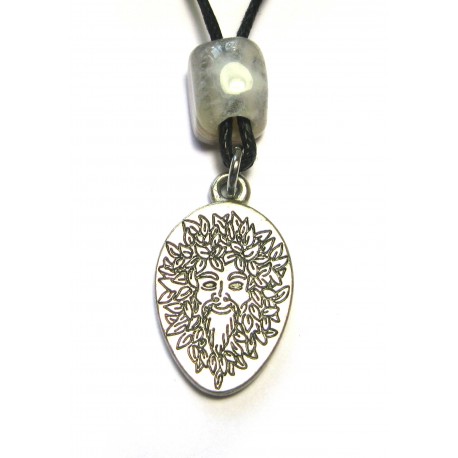 Zinn-Amulett Waldgeist