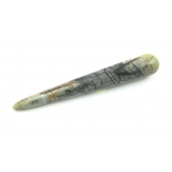 Massagegriffel Marmor Picasso ca. 10 cm