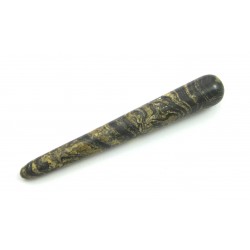 Massagegriffel Marmor Stromatolith ca. 10 cm
