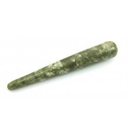Massagegriffel Epidot grün ca. 10 cm