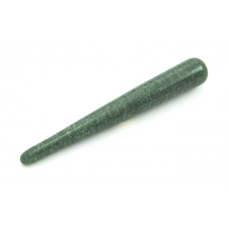 Massagegriffel Budstone (Grünschiefer) ca. 10 cm