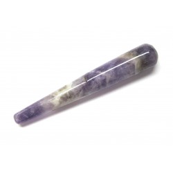 Massagegriffel Amethystquarz ca. 10 cm