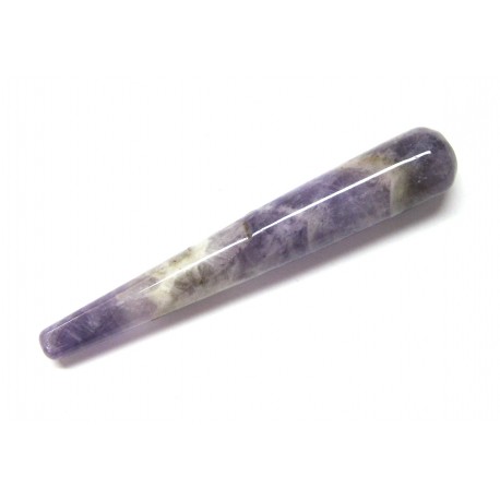Massagegriffel Amethystquarz ca. 10 cm