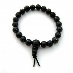 Kraft-Armband Schungit (Steinkohle) stabilisiert