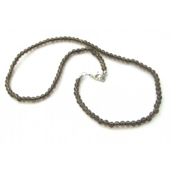 Kugel-Kette Rauchquarz 4/45