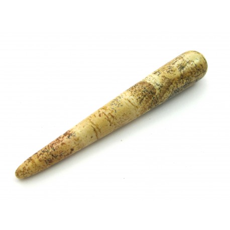 Massagegriffel Marmor Landschafts- ca. 10 cm