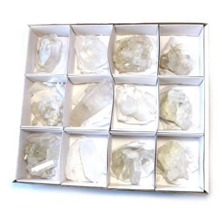 Bergkristall Stufen 7 cm VE 12 Stück