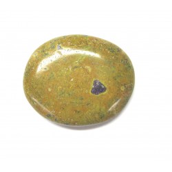 Scheibenstein Stichtit in Serpentin 3 - 4 cm 1 Stück