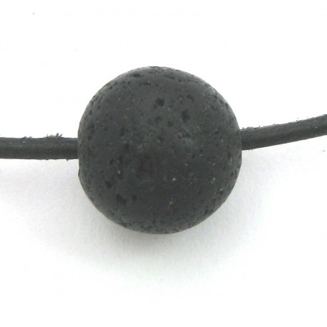 Kugel Lava gebohrt 16 mm