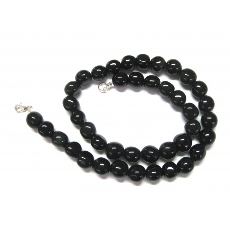 Nugget-Kette Obsidian Regenbogen 47-48 cm