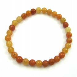 Kugel-Armband Aventurinquarz orange 6 mm