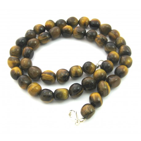 Nugget-Kette Tigerauge A 47-48 cm