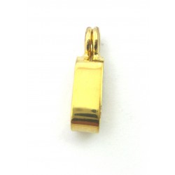 Scharnier Clip 30 mm 925er Silber vergoldet