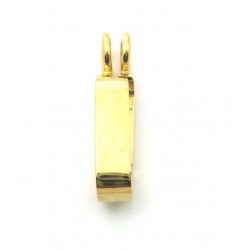 Scharnier Clip 40 mm 925er Silber vergoldet