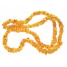 Splitterkette Bernstein hell 65 cm mit Drehverschluß