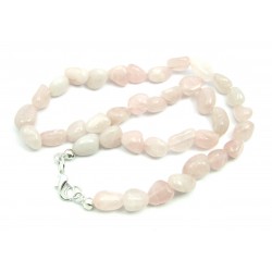Nugget-Kette Rosenquarz B