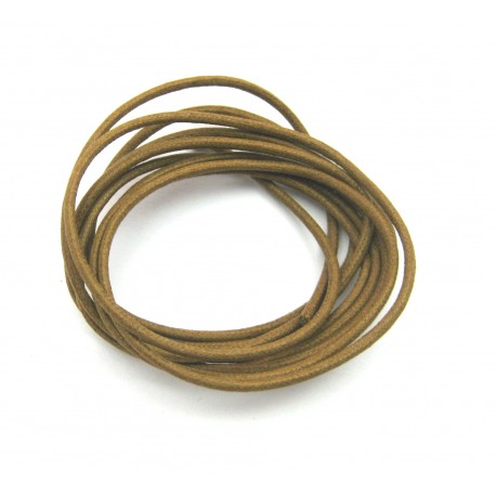 Baumwoll Bänder mittelbraun 1,9 mm VE 10 Stück