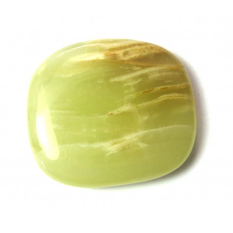 Scheibenstein Aragonit-Calcit grün-braun 1 Stück