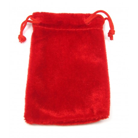 Samtbeutel 6,5x10 cm rot VE 50 Stück