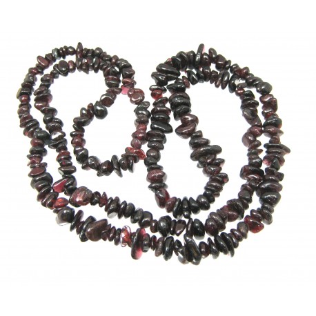 Splitter-Kette Granat 80 cm