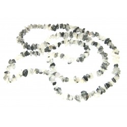 Splitter-Kette Turmalinquarz 80 cm