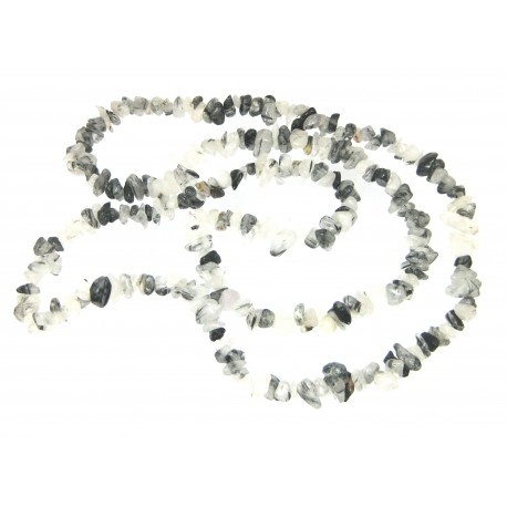 Splitter-Kette Turmalinquarz 80 cm