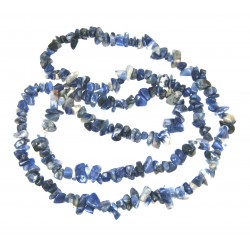 Splitter-Kette Sodalith 80 cm