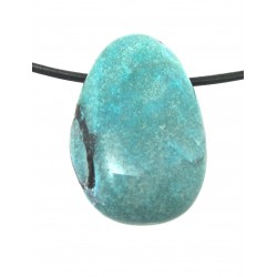 Tropfen gebohrt Chrysokollquarz L