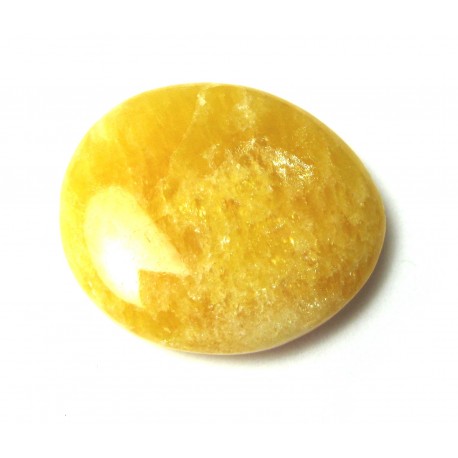 Scheibenstein Calcit Orange 1 Stück