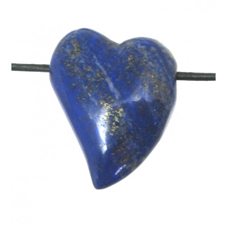 Swing Herz gebohrt Lapislazuli 32 mm