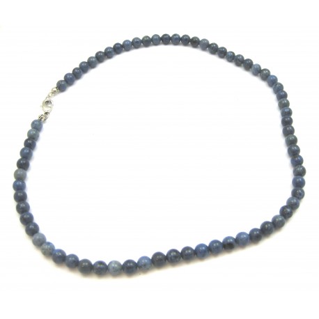 Kugel-Kette Dumortierit-Quarz 6/45