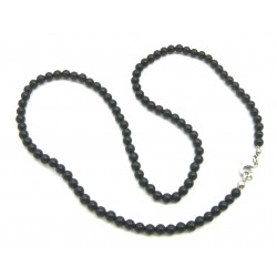 Kugel-Kette Onyx (gefärbt) 4/45