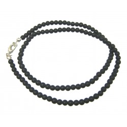 Kugel-Kette Onyx (gefärbt) 4/45