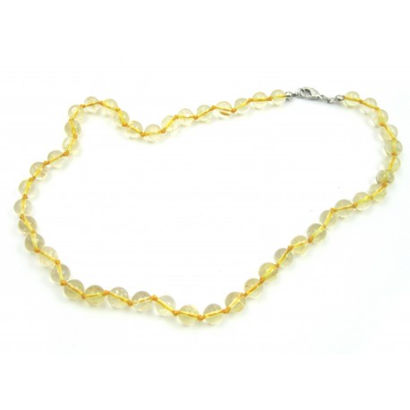 Kugel-Kette Citrin (erhitzt) 8/45