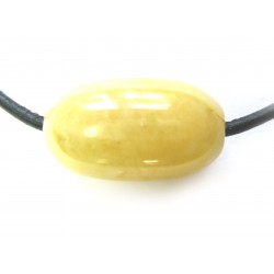 Perle länglich gebohrt Calcit orange