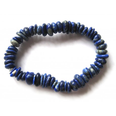 Scheiben-Armband Lapislazuli