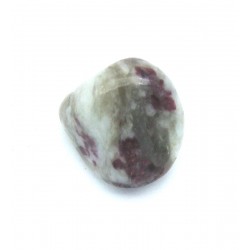 Trommelstein Turmalinquarz rot 1 Stück