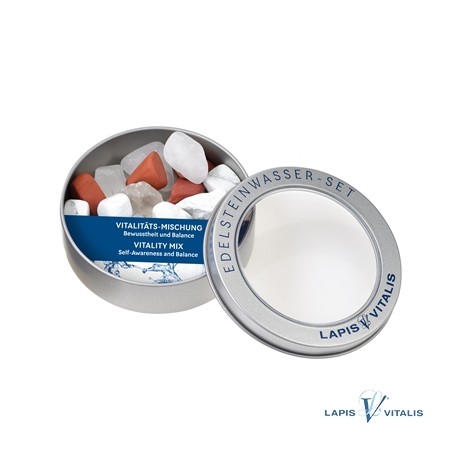 Wassersteine Vitalitäts-Mischung in Metall-Geschenkdose