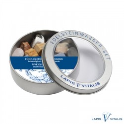 Wassersteine Fünf Elemente Mischung in Metall-Geschenkdose