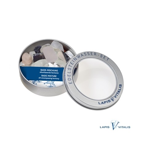 Wassersteine Basismischung in Metall-Geschenkdose