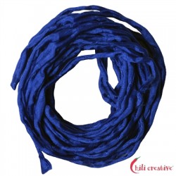 Habotai-Seidenbänder blau 100 cm VE 6 Stück
