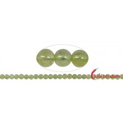 Strang Kugeln Granat grün (Grossular) A 6 mm